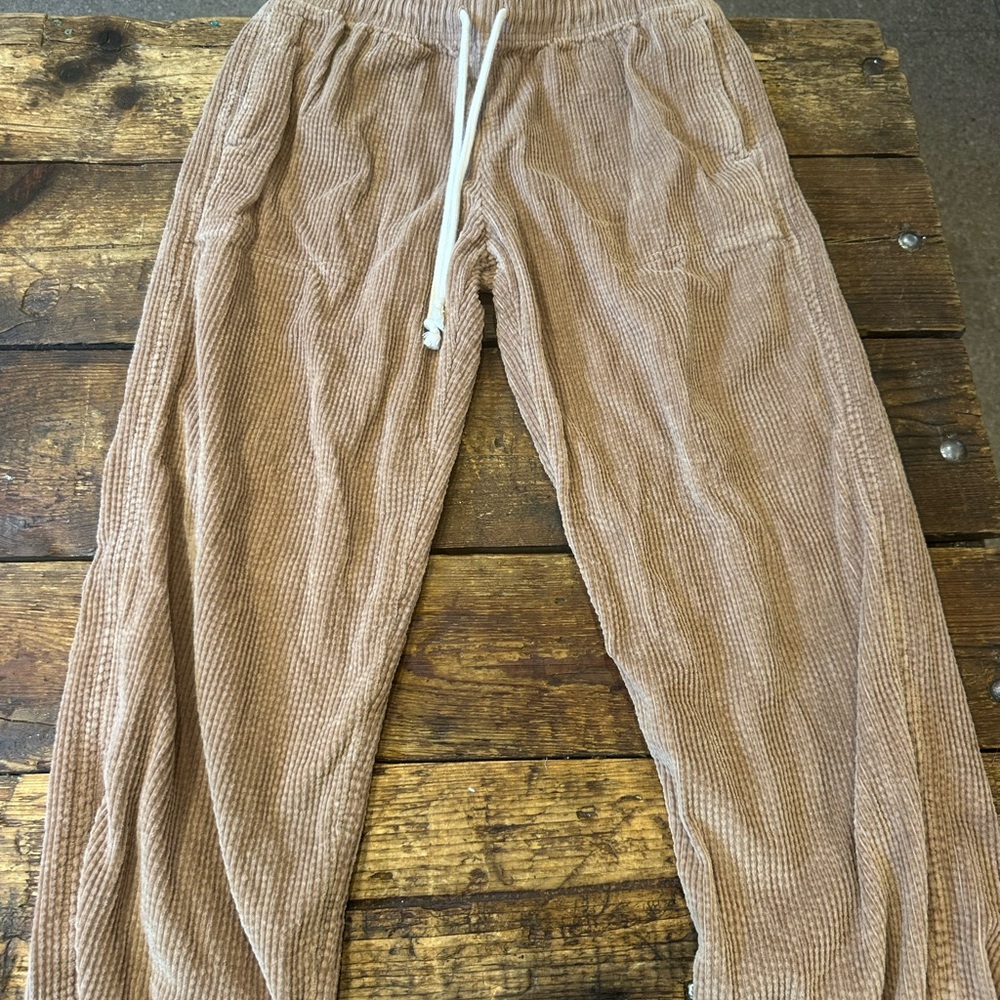 Women’s Tan Corduroy loungePants